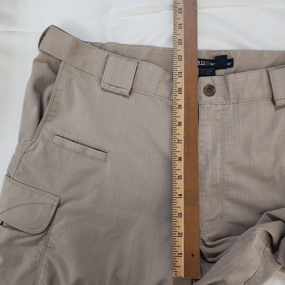 5.11 Tactical Series Cargo‎ Pants Mens Size 38W 29L Beige Work Utility Outdoor - Picture 14 of 16